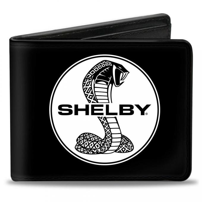 Bi-Fold Wallet - SHELBY Tiffany Split + Signature Black/White