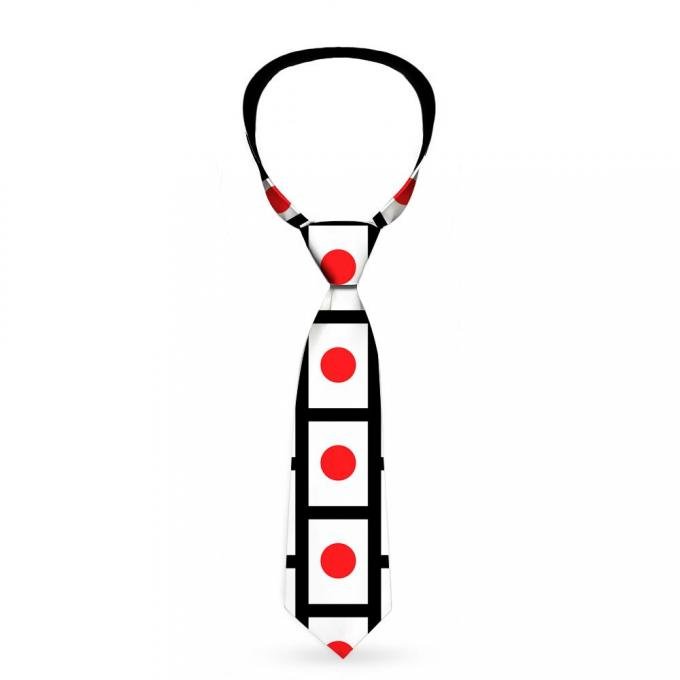 Buckle-Down Necktie - Japan Flags