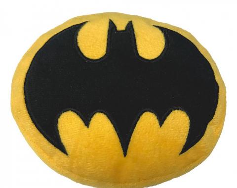 DTPT-BMDV 
Dog Toy Squeaky Plush - Batman Bat Icon Yellow/Black