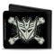 Bi-Fold Wallet - Decepticon & Cross Bones Black/Gray