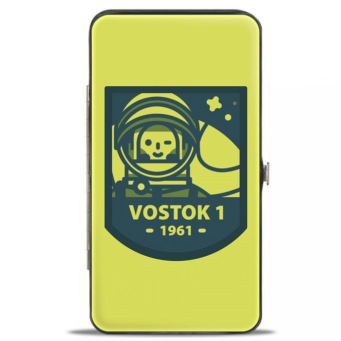 Hinged Wallet - VOSTOK 1-1961 Cosmonaut Greens/Blues