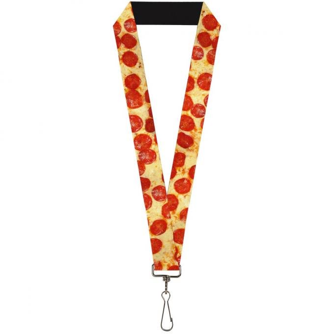 Buckle-Down Lanyard - Pepperoni Pizza Vivid