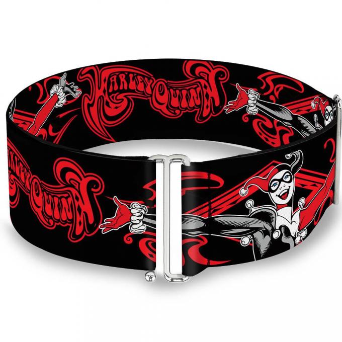 Cinch Waist Belt - HARLEY QUINN/Show Pose Black/Red - ONE SIZE