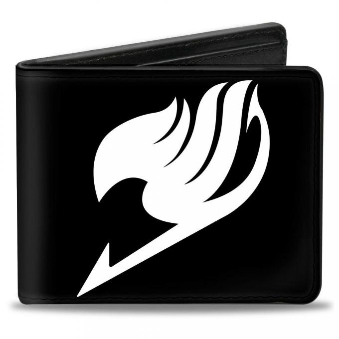 Bi-Fold Wallet - Fairy Tail Guild Symbol + Logo Black/White/Red