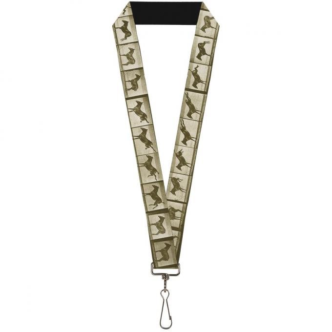 Buckle-Down Lanyard - Bucking Donkey Vintage Film Strip