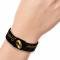 Elastic Bracelet - 1.0" - THE LORD OF THE RINGS/One Ring Inscription Black/Gold
