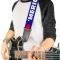 Guitar Strap - MERICA/USA Silhouette Blue/White/Red