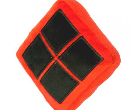 DTPT-JKCI 
Dog Toy Squeaky Plush - Harley Quinn Diamond Icon Red/Black