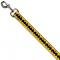 Dog Leash Bat Signal-3 Yellow/Black/Yellow