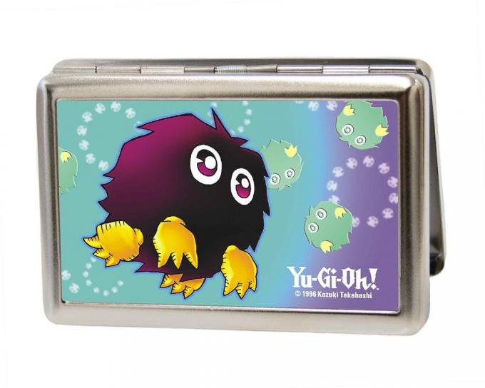 Business Card Holder - LARGE - YU-GI-OH! Kuriboh Pose/Swirl FCG Aqua/Purple/Yellow