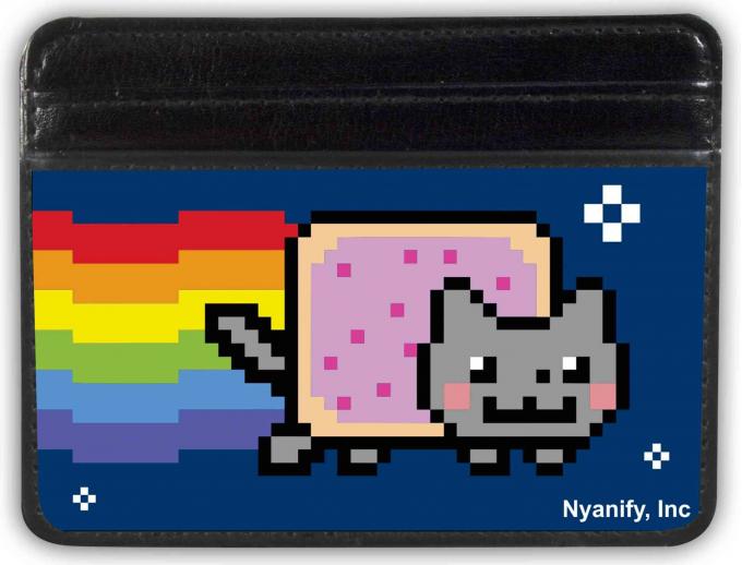 Weekend Wallet - Nyan Cat Blue