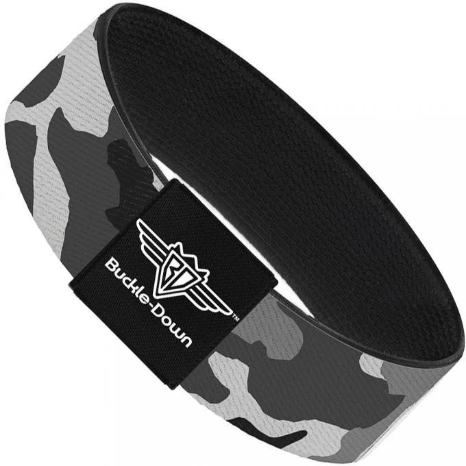 Buckle-Down Elastic Bracelet - Camo White