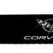 Dog Leash CORVETTE C5 LOGO REPEAT BLACK/GRAY/WHITE/RED WEBBING