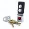 Keychain - Akuma Symbol Full Color Black/Red