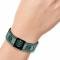 Elastic Bracelet - 1.0" - SLYTHERIN Crest/Stripe3 Green/Gray