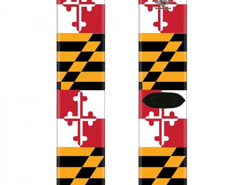 Sock Pair - Polyester - Maryland Flags - CREW