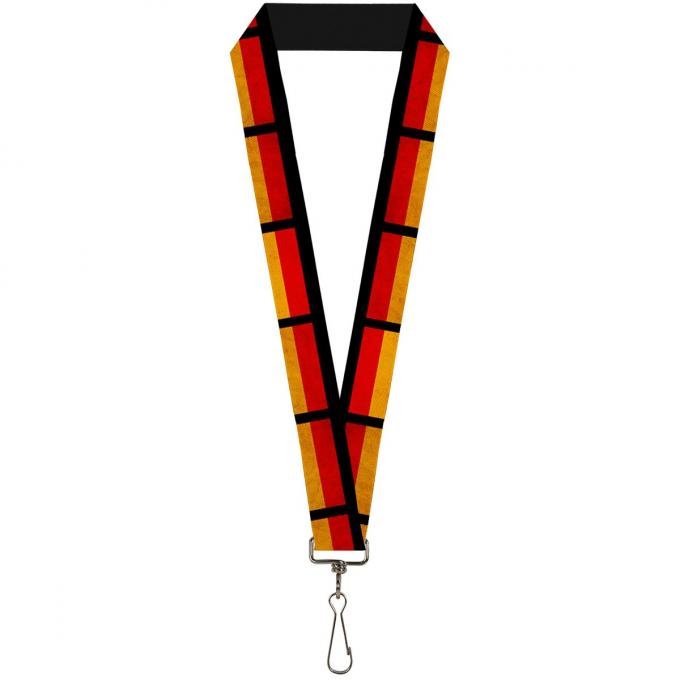 Buckle-Down Lanyard - German Flag Distressed