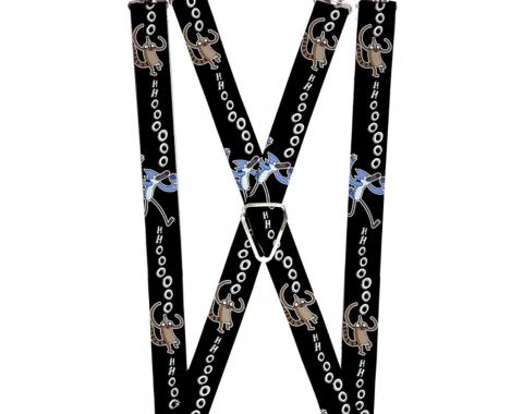 Suspenders - 1.0" - Mordecai & Rigby OOOOOOHH