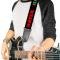 Guitar Strap - HATER Black/Red/Rainbow Fade