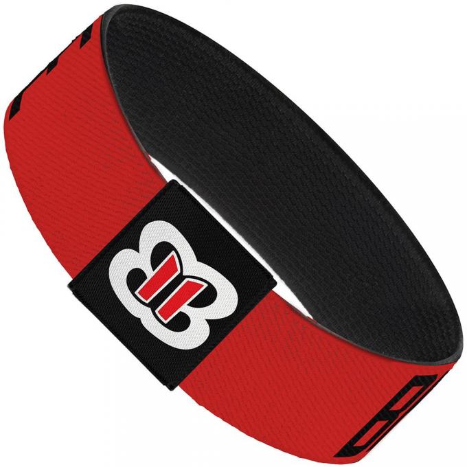 Elastic Bracelet - 1.0" - Brie Bella BRIE MODE Red/Black