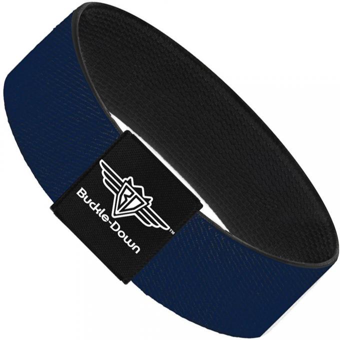 Buckle-Down Elastic Bracelet - Navy