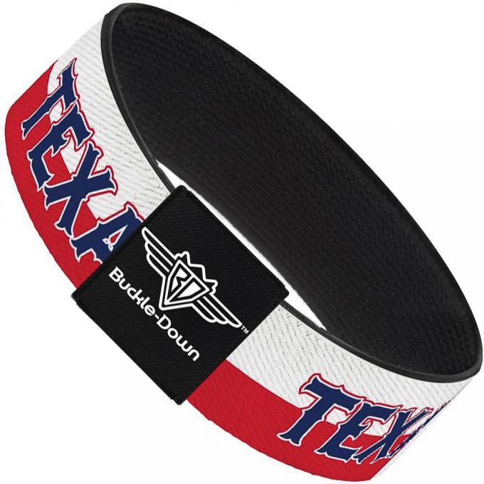 Buckle-Down Elastic Bracelet - Texas Flag/TEXAS