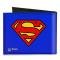 Canvas Bi-Fold Wallet - Superman Blue