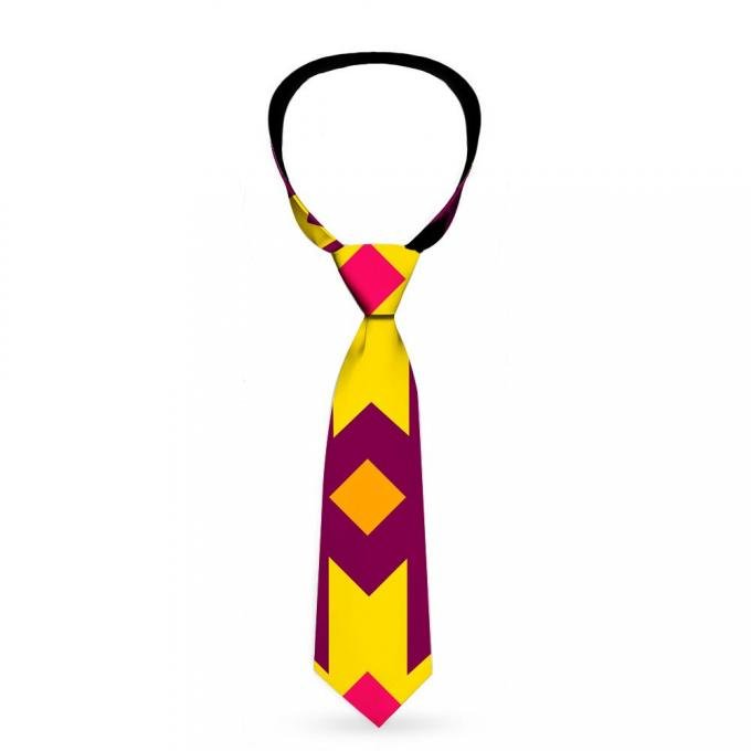 Buckle-Down Necktie - Navajo Orange/Purple/Yellow/Pink/Green/Black