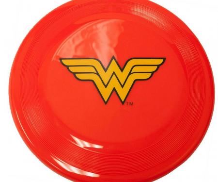 Dog Toy Frisbee - Wonder Woman Logo Red/Yellow