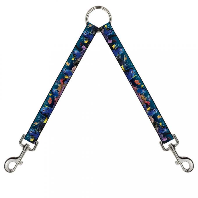 Dog Leash Splitter - Dory Poses & Friends Under the Sea