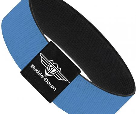 Buckle-Down Elastic Bracelet - Baby Blue