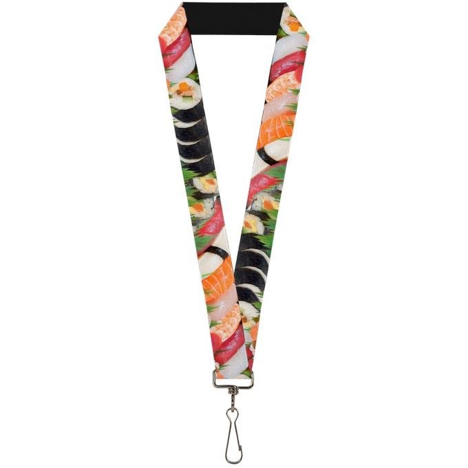 Buckle-Down Lanyard - Sushi Vivid