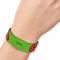 Elastic Bracelet - 1.0" - Classic TMNT Raphael Eyes CLOSE-UP Green/Red