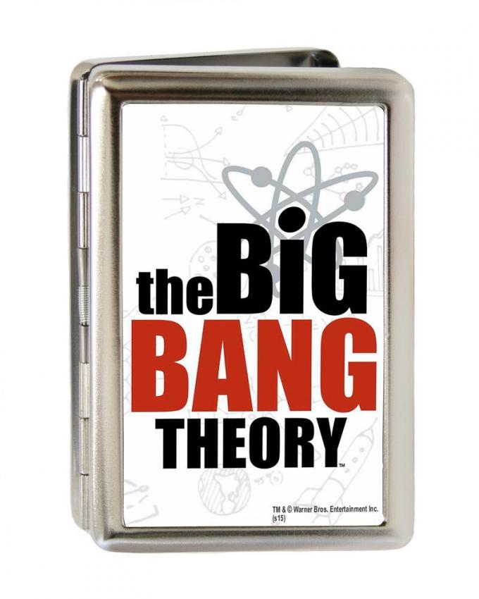 Business Card Holder - LARGE - THE BIG BANG THEORY FCG White/Black/Red