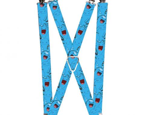Suspenders - 1.0" - Wobbuffet Expressions Stacked Blue
