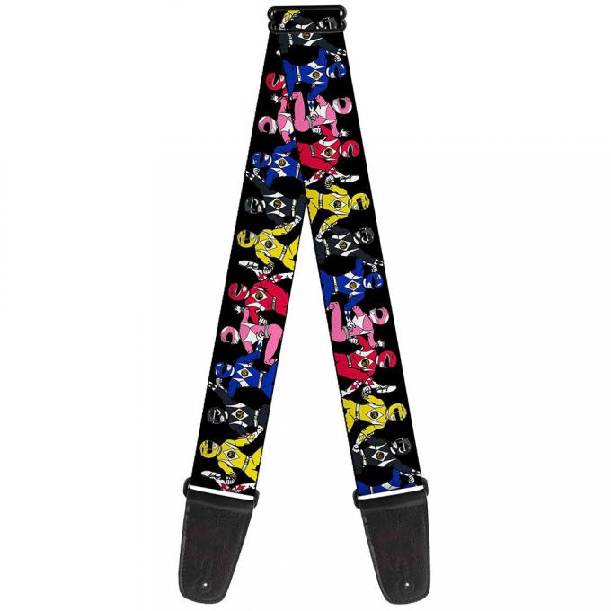 Guitar Strap - Power Rangers Posing