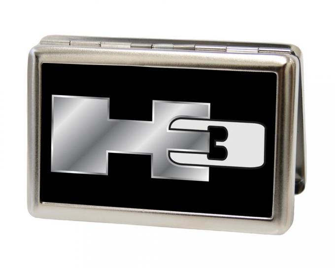 Business Card Holder - LARGE - H3 FCG Black/Silver Logo