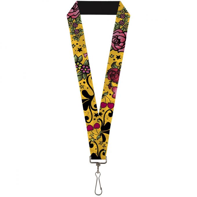 Buckle-Down Lanyard - Mom & Dad C/U Yellow