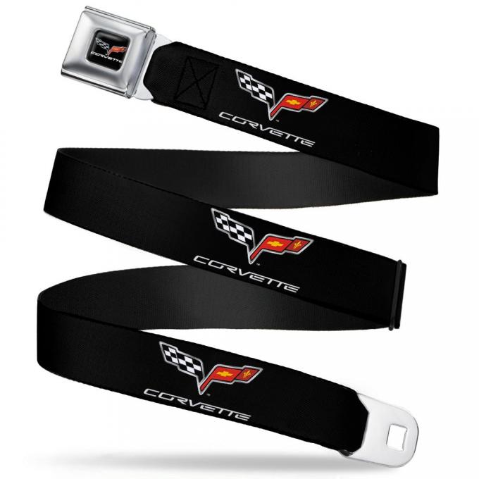 C6 Seatbelt Belt - C6 Logo Repeat