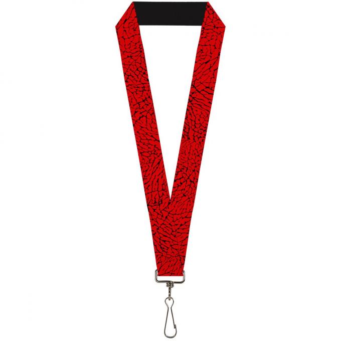 Buckle-Down Lanyard - Elephant Crackle Red