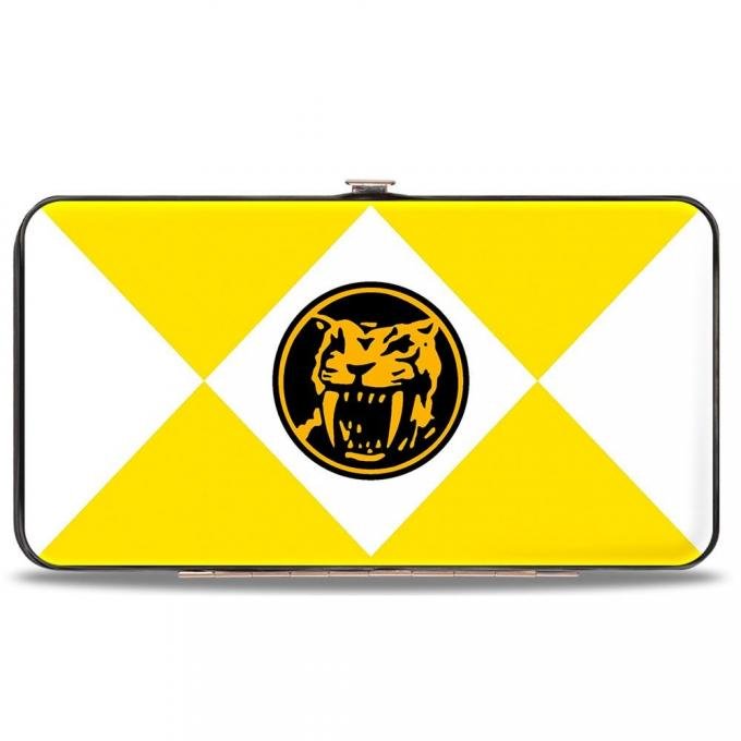 Hinged Wallet - Diamond Yellow Ranger Saber-Toothed Tiger Coin
