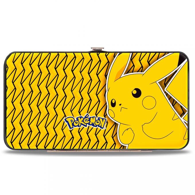 Hinged Wallet - POKEMON Pikachu Pose Yellow/Black