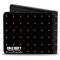 Bi-Fold Wallet - CALL OF DUTY-BLACK OPS III/Soldier Logo/Trey Monogram Black/Oranges/Grays