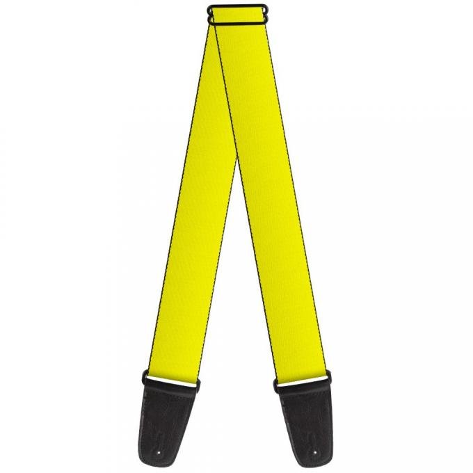 Guitar Strap - Neon Yellow