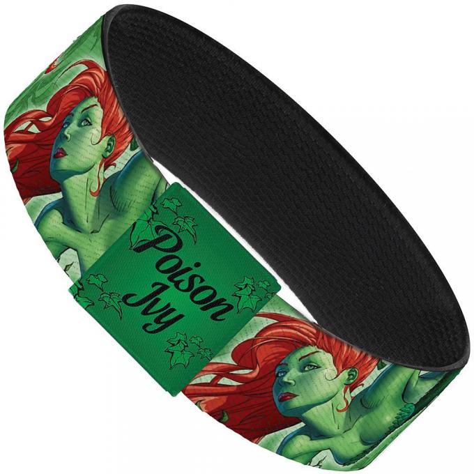 Elastic Bracelet - 1.0" - Poison Ivy 2-Poses/Ivy Bright Greens