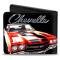 Bi-Fold Wallet - 1970 Chevrolet CHEVELLE Black/Silver/Red