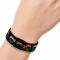 Elastic Bracelet - 1.0" - Classic TMNT Electric Expressions Black/Multi Neon