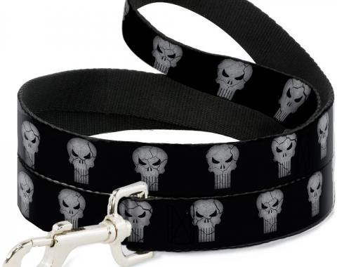 MARVEL UNIVERSE 
Dog Leash Stone Punisher Logo Black/Gray