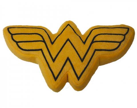 DTPT-WWBS 
Dog Toy Squeaky Plush - Wonder Woman Logo Icon Yellow/Black