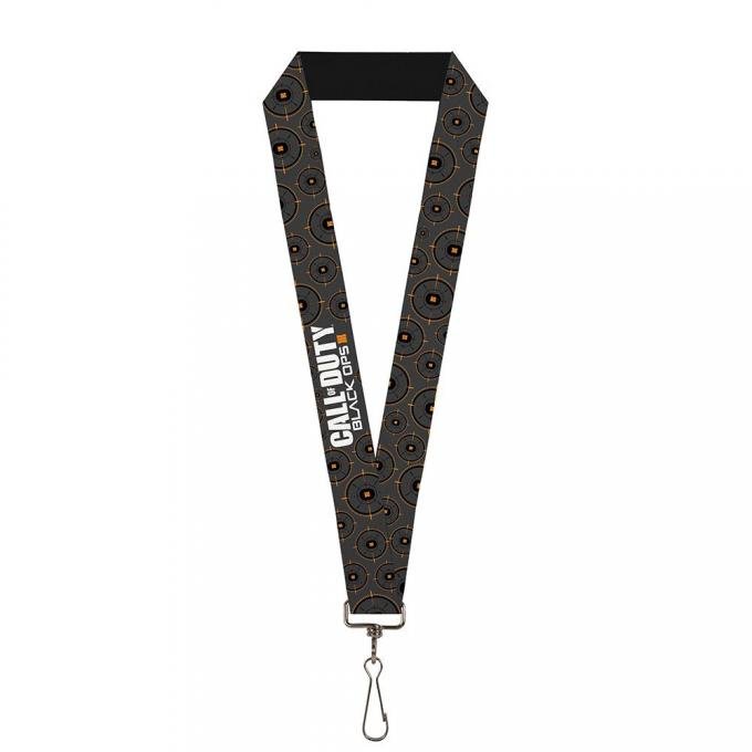 Lanyard - 1.0" - CALL OF DUTY-BLACK OPS III Target Gray/Orange/Black/White